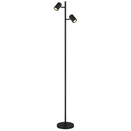 Globo - Lámpara de pie 2xGU10/5W/230V negro
