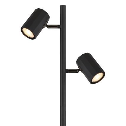 Globo - Lámpara de pie 2xGU10/5W/230V negro