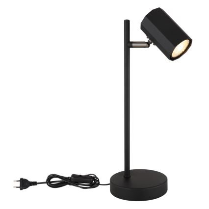 Globo - Lámpara de mesa 1xGU10/5W/230V negro