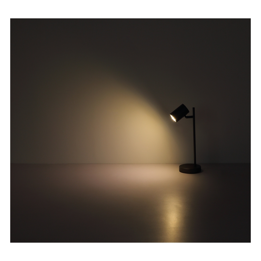 Globo - Lámpara de mesa 1xGU10/5W/230V negro