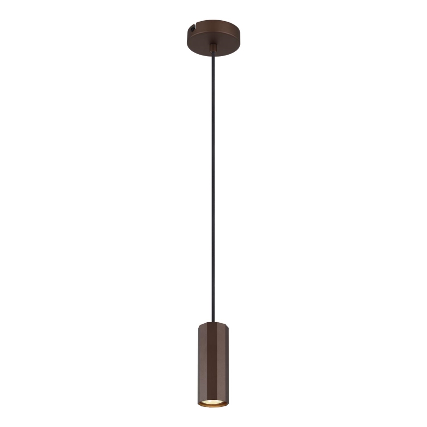 Globo - Lámpara colgante 1xGU10/25W/230V marrón