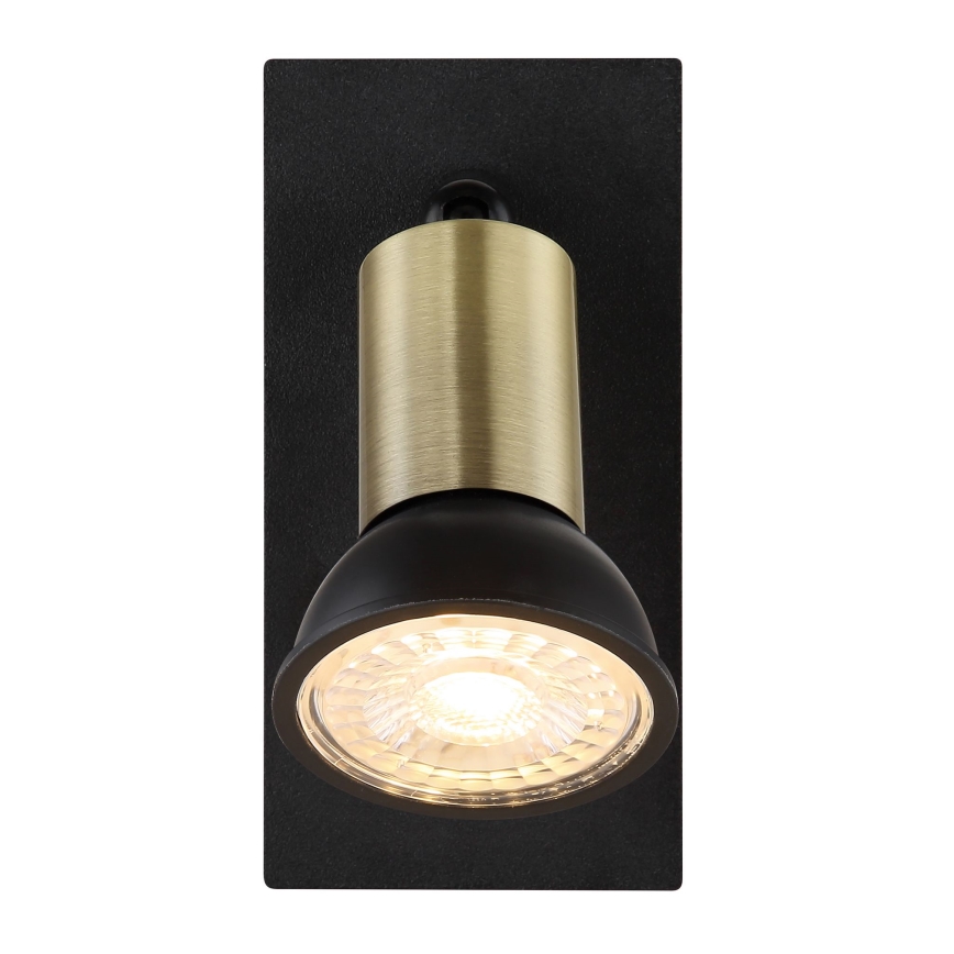 Globo - Foco de pared 1xGU10/35W/230V negro/latón