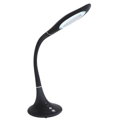 Globo - Lámpara de mesa LED regulable táctil flexible LED/9W/230V 3000/4500/6500K negro