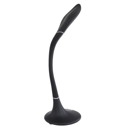 Globo - Lámpara de mesa LED regulable táctil flexible LED/9W/230V 3000/4500/6500K negro