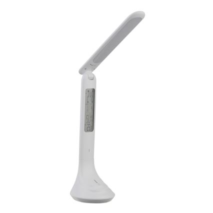 Globo - Lámpara de mesa LED recargable regulable con pantalla LED/4W/230V 2200 mAh blanco