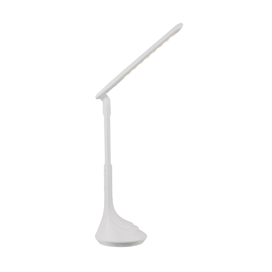 Globo - Lámpara de mesa LED recargable regulable con pantalla LED/4W/230V 2200 mAh blanco