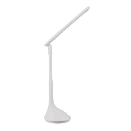 Globo - Lámpara de mesa recargable LED regulable con pantalla LED/4W/230V 2200 mAh blanca