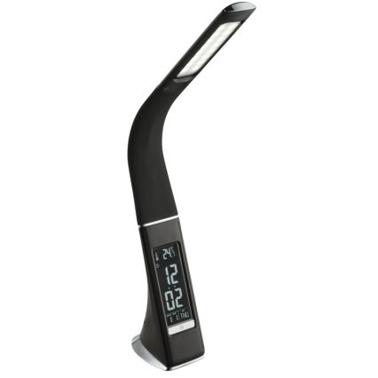 Globo - Lámpara de mesa LED regulable con control táctil y pantalla LED/6,5W/230V 3000/4500/5800K negra