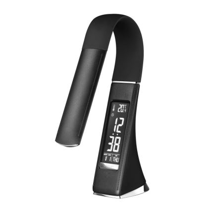 Globo - Lámpara de mesa LED regulable con control táctil y pantalla LED/6,5W/230V 3000/4500/5800K negra