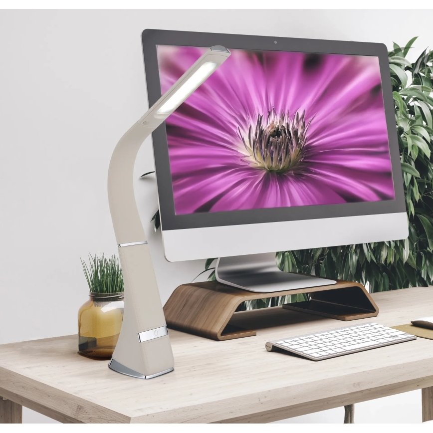 Globo - Lámpara de mesa LED recargable y regulable con control táctil LED/5W/5V 2200 mAh