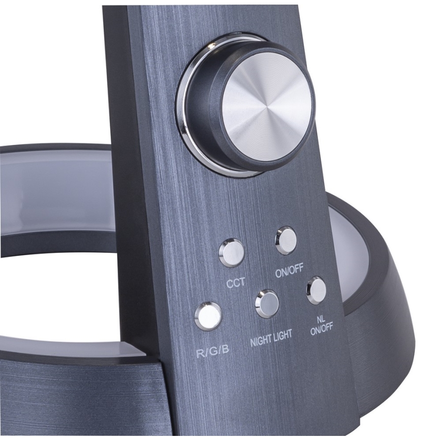 Globo 58376B - LED RGB Lámpara de mesa regulable MITTI 1xLED/8W/230V + LED/2W