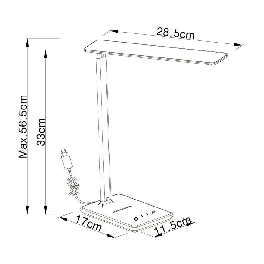 Globo - LED Lámpara de mesa regulable LED/5W/230V