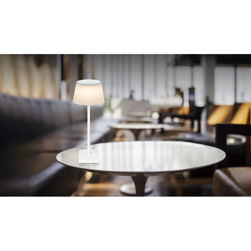 Globo - LED Lámpara de mesa táctil regulable LED para exteriores LED/4W/5V 3000/4000/5000K 1800 mAh IP44