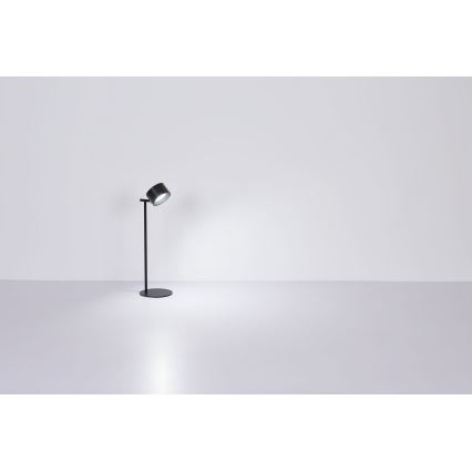 Globo - Lámpara de mesa regulable LED táctil 4en1 LED/4W/5V 3000/4000/5000K 1200 mAh negro