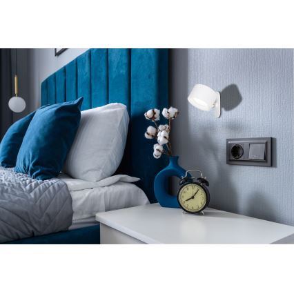 Globo - Lámpara de mesa regulable LED táctil 4en1 LED/4W/5V 3000/4000/5000K 1200 mAh blanco
