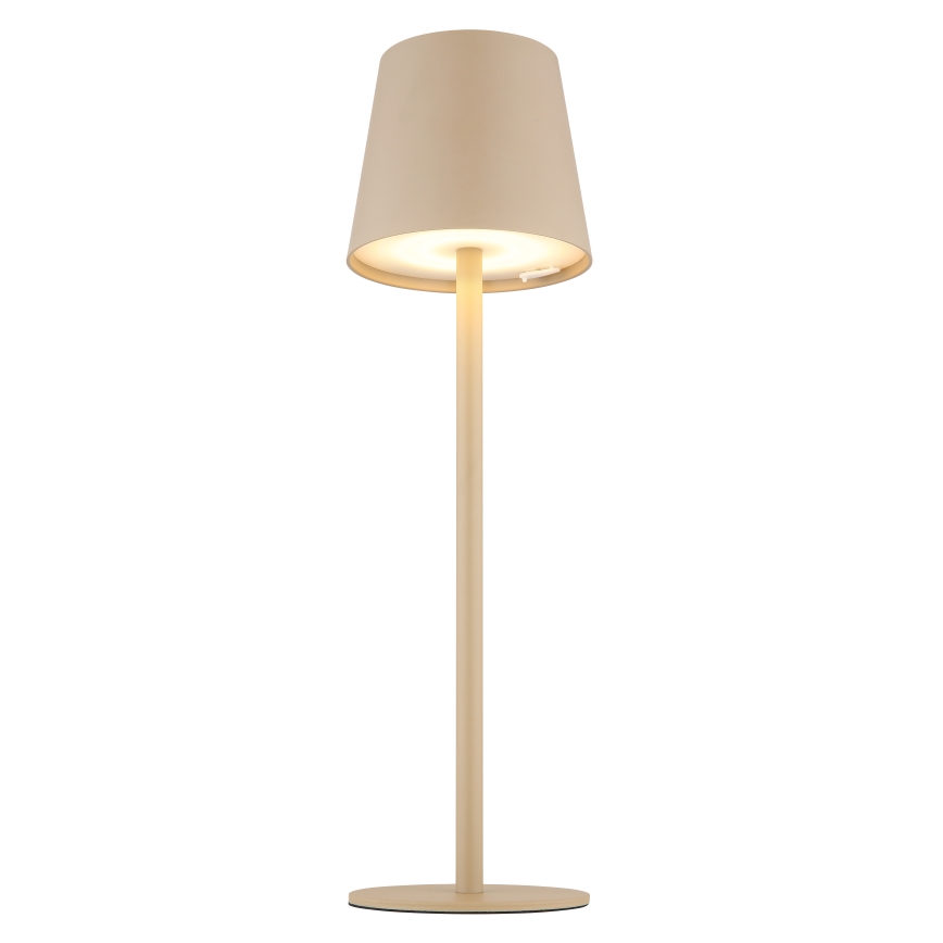 Globo 58438S - Lámpara de exterior LED táctil regulable VANNIE LED/3W/3,7V IP44 beige