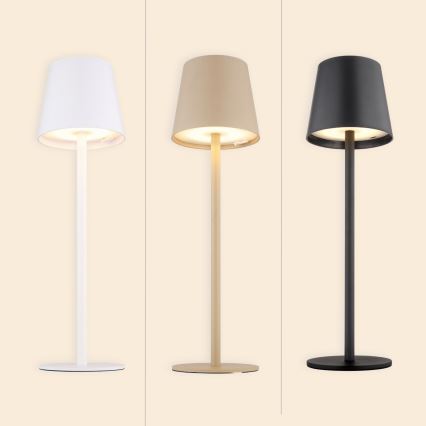 Globo 58438S - Lámpara de exterior LED táctil regulable VANNIE LED/3W/3,7V IP44 beige