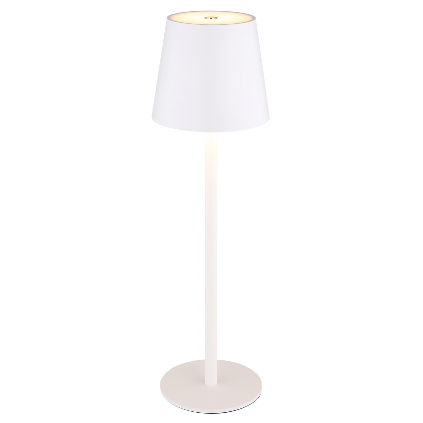 Globo 58438W - Lámpara de exterior LED táctil regulable VANNIE LED/3W/3,7V IP44 blanco