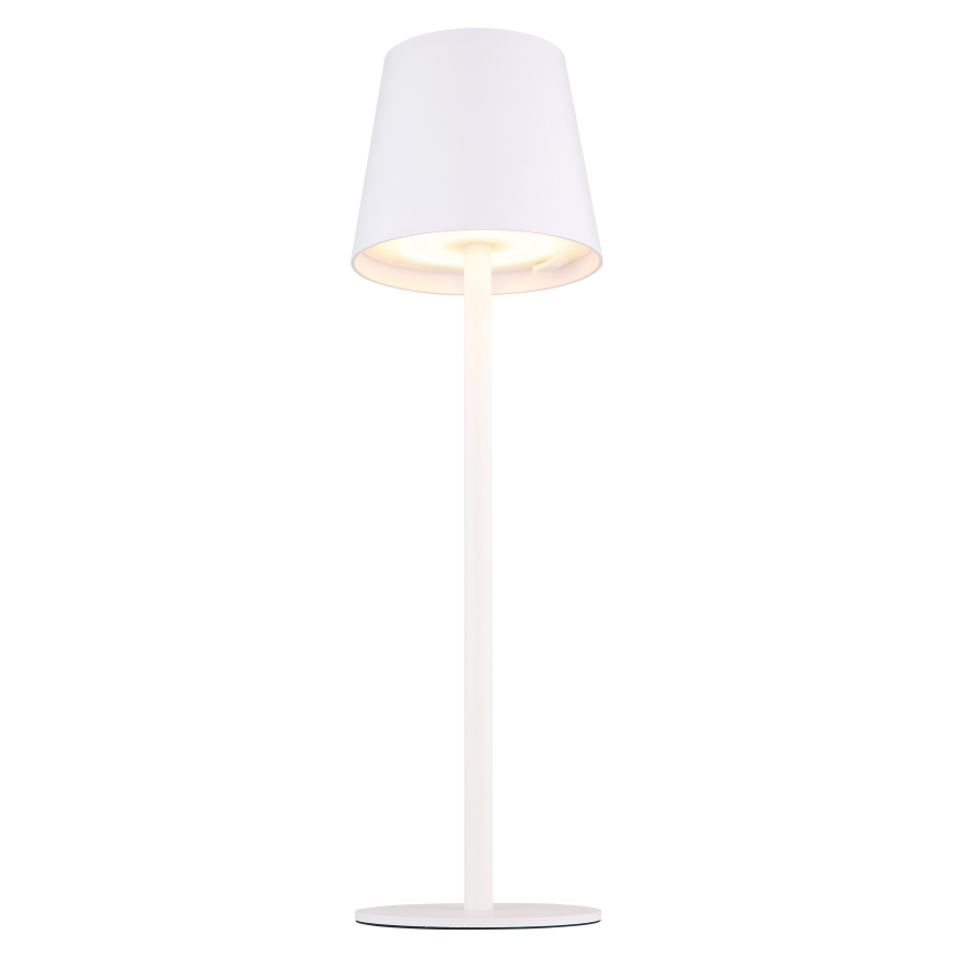 Globo 58438W - Lámpara de exterior LED táctil regulable VANNIE LED/3W/3,7V IP44 blanco