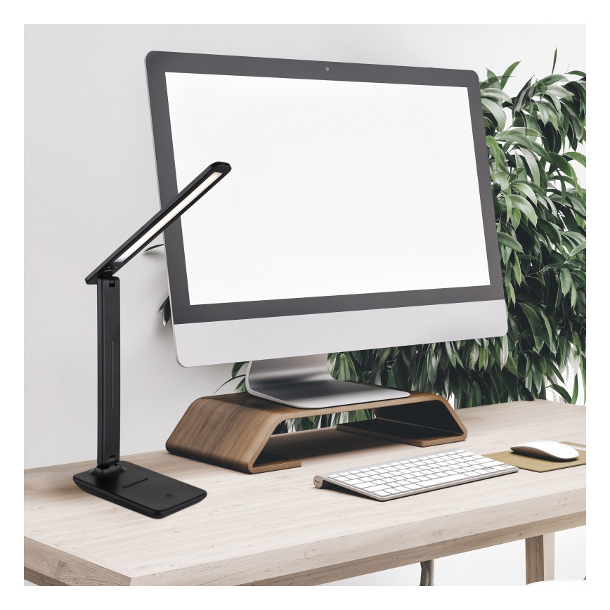 Globo - LED Lámpara de mesa regulable táctil LED/5W/230V 2700/4000/6500K negro