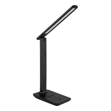 Globo 58439SA - Lámpara de mesa LED táctil recargable y regulable BRIGHTON LED/5W/5V 1800 mAh negro