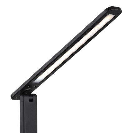 Globo 58439SA - Lámpara de mesa LED táctil recargable y regulable BRIGHTON LED/5W/5V 1800 mAh negro