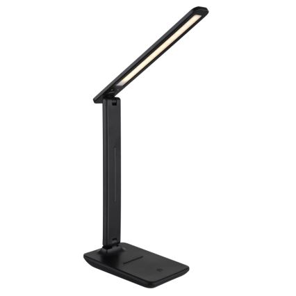 Globo 58439SA - Lámpara de mesa LED táctil recargable y regulable BRIGHTON LED/5W/5V 1800 mAh negro
