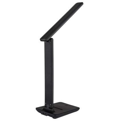 Globo 58439SA - Lámpara de mesa LED táctil recargable y regulable BRIGHTON LED/5W/5V 1800 mAh negro