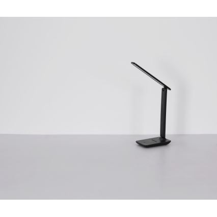 Globo 58439SA - Lámpara de mesa LED táctil recargable y regulable BRIGHTON LED/5W/5V 1800 mAh negro