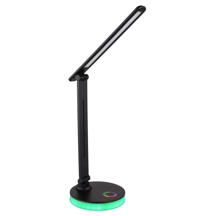 Globo - LED RGBW Lámpara de mesa táctil regulable LED/5W/230V + LED/2W 2700K/4000K/6500K negro