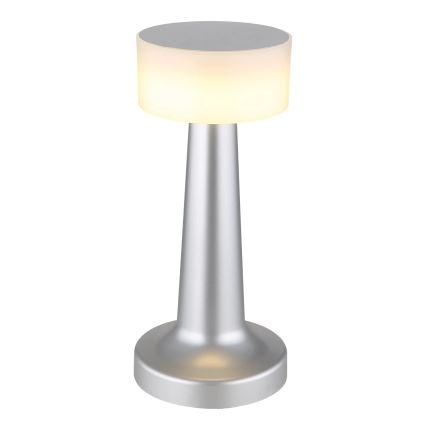 Globo - Lámpara de mesa táctil LED regulable LED/1W/3,7V 2700K/4000K/6500K 800 mAh USB cromo mate