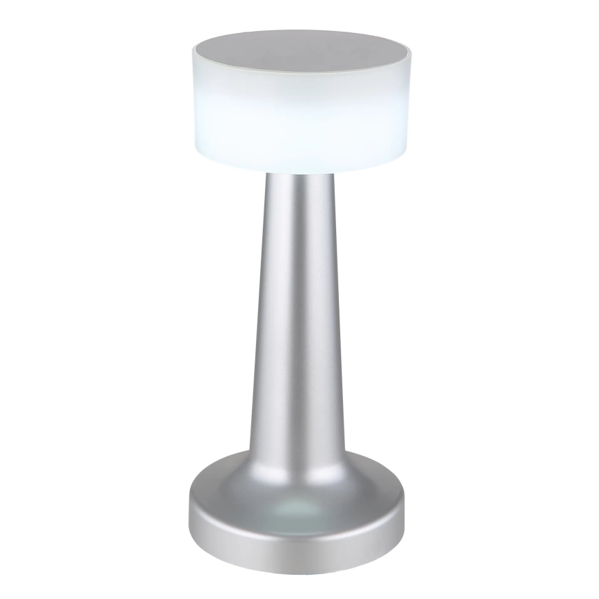 Globo - Lámpara de mesa táctil LED regulable LED/1W/3,7V 2700K/4000K/6500K 800 mAh USB cromo mate