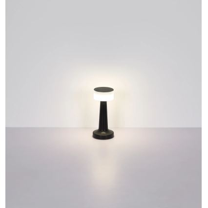 Globo - Lámpara de mesa regulable LED táctil LED/1W/3,7V 2700K/4000K/6500K 800 mAh USB negro