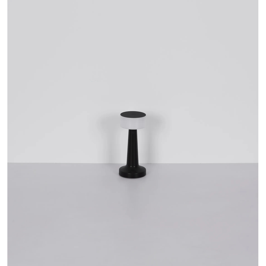 Globo - Lámpara de mesa regulable LED táctil LED/1W/3,7V 2700K/4000K/6500K 800 mAh USB negro