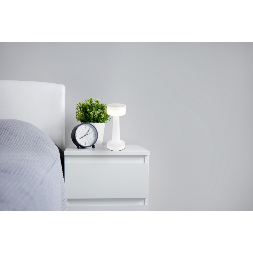 Globo - Lámpara de mesa regulable LED táctil LED/1W/3,7V 2700K/4000K/6500K 800 mAh USB blanco