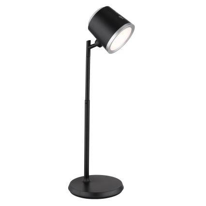 Globo - Lámpara de mesa regulable LED táctil 4en1 LED/6W/3,7V 3000K/4000K/6500K 1500 mAh USB negro
