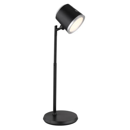 Globo - Lámpara de mesa regulable LED táctil 4en1 LED/6W/3,7V 3000K/4000K/6500K 1500 mAh USB negro