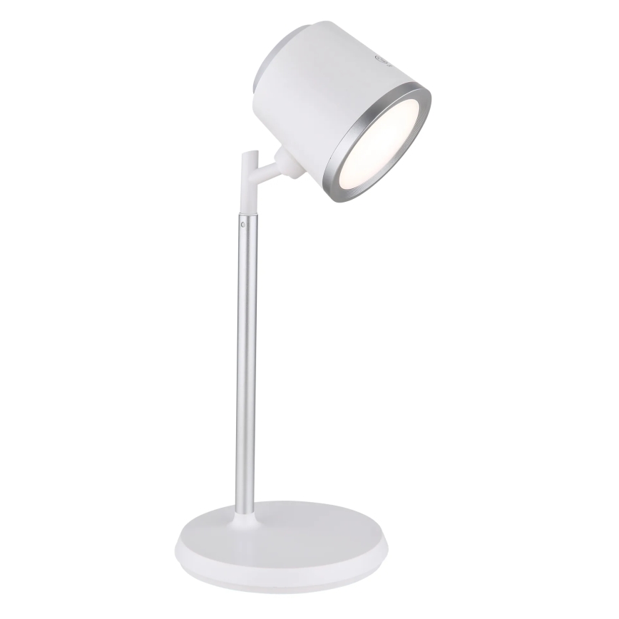 Globo - Lámpara de mesa táctil LED regulable 4 en 1 LED/6W/3,7V 3000K/4000K/6500K 1500 mAh USB blanca