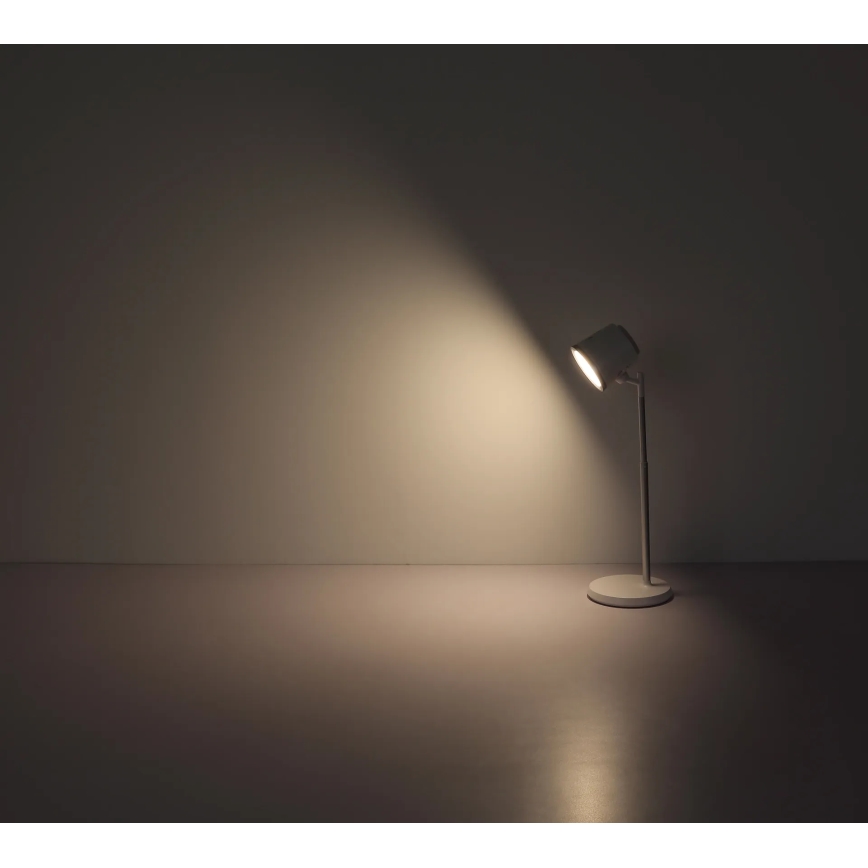 Globo - Lámpara de mesa regulable LED táctil 4en1 LED/6W/3,7V 3000K/4000K/6500K 1500 mAh USB blanco