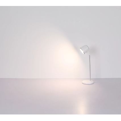 Globo - Lámpara de mesa regulable LED táctil 4en1 LED/6W/3,7V 3000K/4000K/6500K 1500 mAh USB blanco