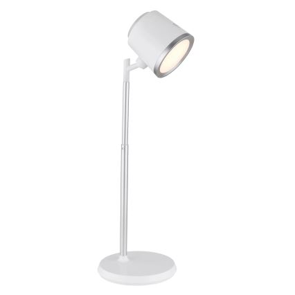 Globo - Lámpara de mesa regulable LED táctil 4en1 LED/6W/3,7V 3000K/4000K/6500K 1500 mAh USB blanco