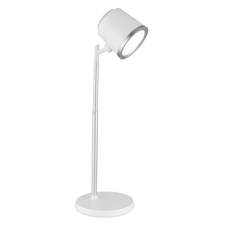 Globo - Lámpara de mesa regulable LED táctil 4en1 LED/6W/3,7V 3000K/4000K/6500K 1500 mAh USB blanco