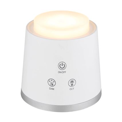 Globo - Lámpara de mesa regulable LED táctil 4en1 LED/6W/3,7V 3000K/4000K/6500K 1500 mAh USB blanco