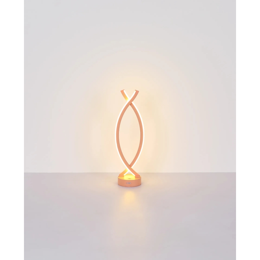 Globo - Lámpara de mesa táctil LED regulable LED/1W/3,7V 3000K 1800 mAh USB rosa