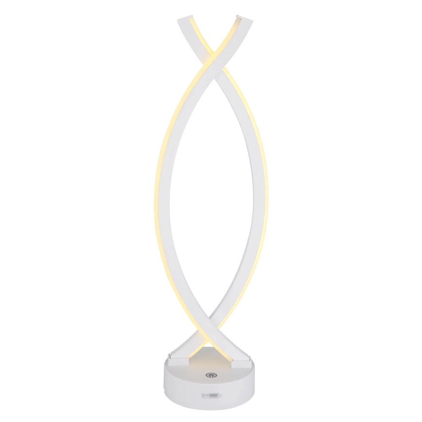 Globo - Lámpara de mesa regulable LED táctil LED/1W/3,7V 3000K 1800 mAh USB blanco