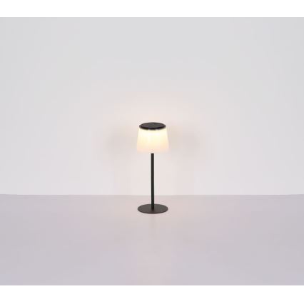 Globo - Lámpara de mesa LED táctil regulable para exterior LED/1,8W/5V IP44 1800 mAh negro/blanco