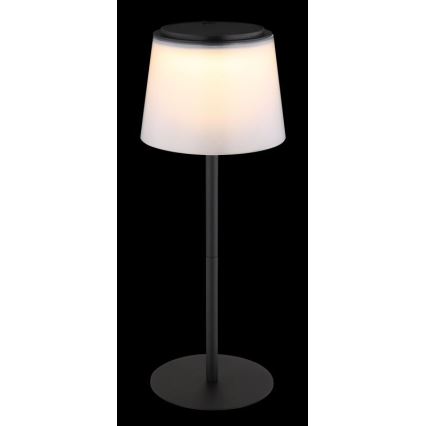 Globo - Lámpara de mesa LED táctil regulable para exterior LED/1,8W/5V IP44 1800 mAh negro/blanco