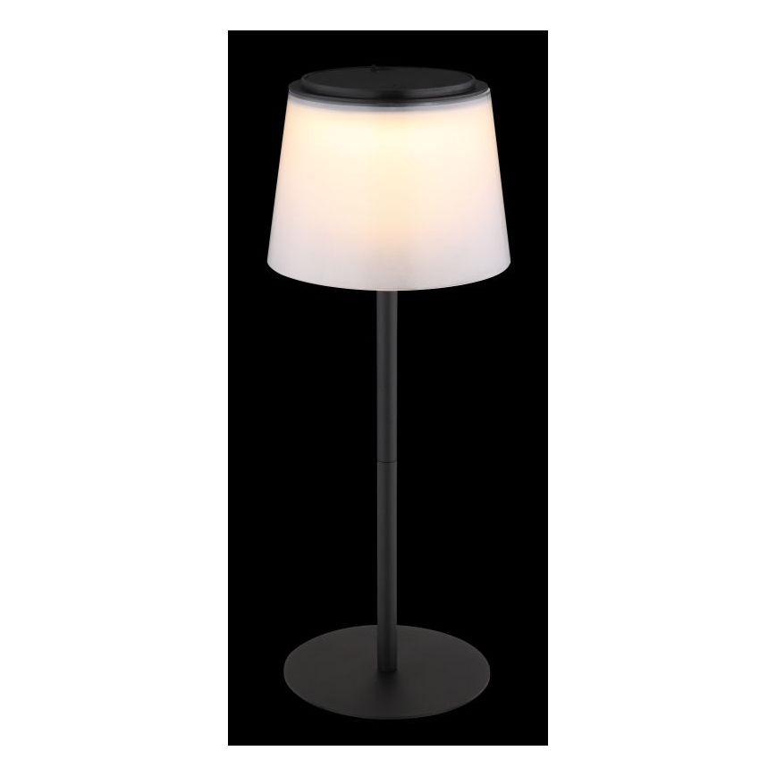 Globo - Lámpara de mesa LED táctil regulable para exterior LED/1,8W/5V IP44 1800 mAh negro/blanco
