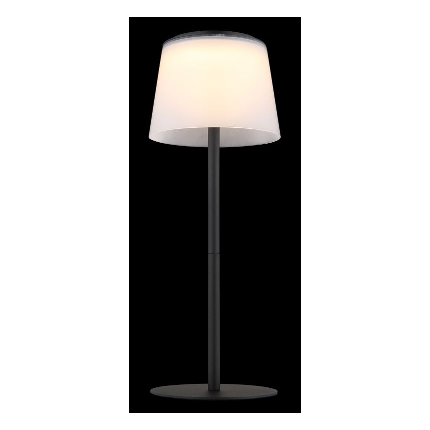 Globo - Lámpara de mesa LED táctil regulable para exterior LED/1,8W/5V IP44 1800 mAh negro/blanco