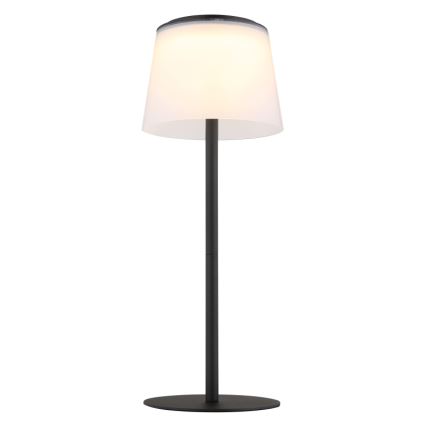 Globo - Lámpara de mesa LED táctil regulable para exterior LED/1,8W/5V IP44 1800 mAh negro/blanco